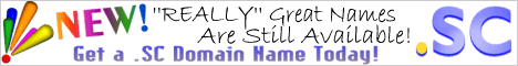 NEW! - Get a .SC Domain Name Today!